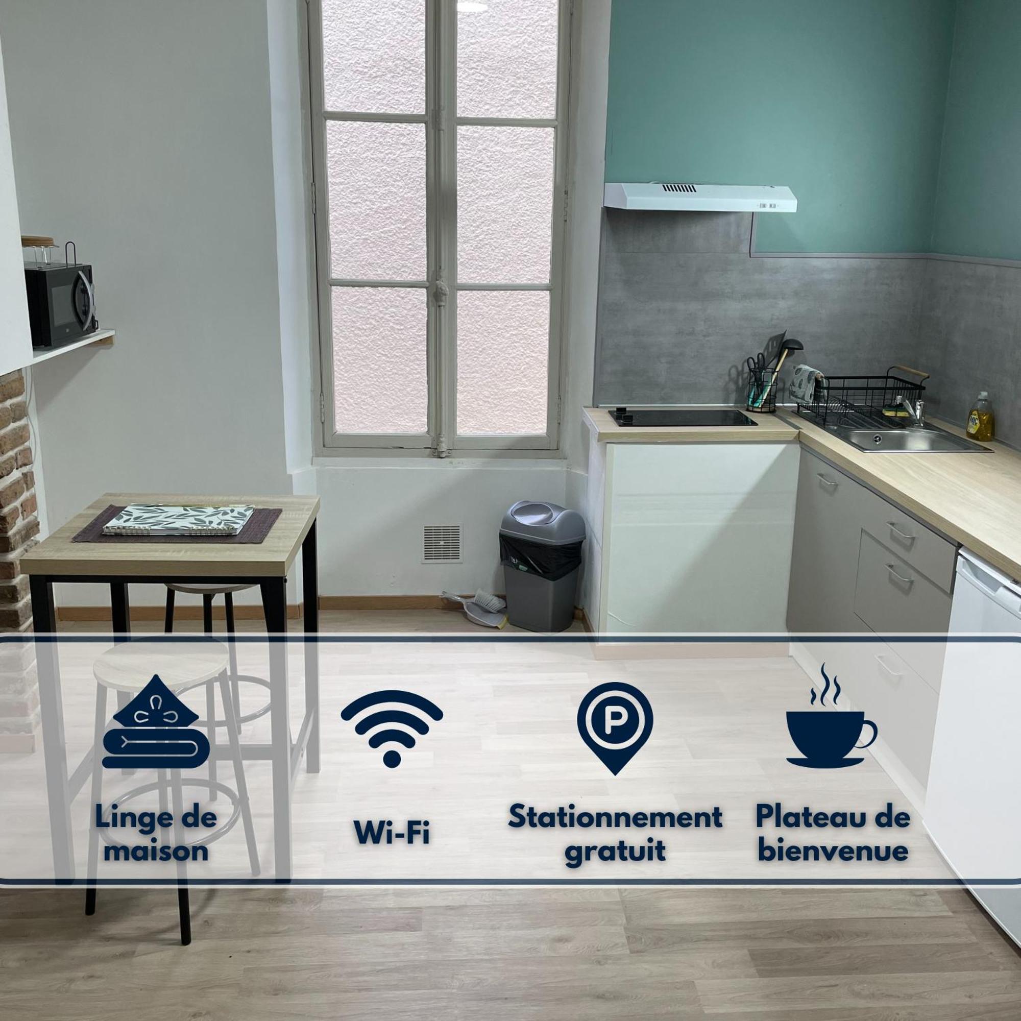 Logement Cosy Avec Stationnement Gratuit Troyes Exterior foto